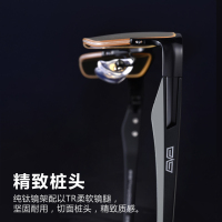 贝尔莎Bertha抗近视护目镜纯钛半框眼镜防蓝光辐射电脑眼镜男平光全框变色眼镜 J001141X