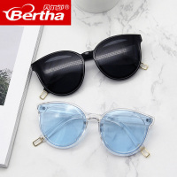 贝尔莎 Bertha偏光太阳镜女潮2018新明星网红同款太阳眼镜GM圆海洋片墨镜T008680