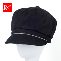 EX2伊海诗户外2018秋冬季新品女士青年街头简约文艺八角型贝雷帽 364258