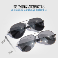 贝尔莎 Bertha蛤蟆镜变色太阳镜偏光镜男夜视司机驾驶眼镜防紫外线男士开车墨镜BS9812