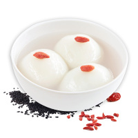 好拾味 黑芝麻馅汤团 汤圆 元宵 甜馅汤圆 大汤圆 单粒60g/个 480g