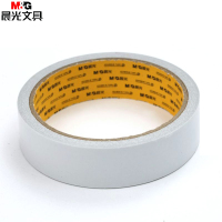 晨光棉纸双面胶带24mm*10y AJD97351 12个装