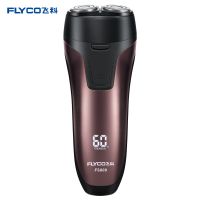 飞科(FLYCO)电动剃须刀FS809 充插两用全身水洗智能电量显示1小时快充双环浮动旋转式刮胡刀