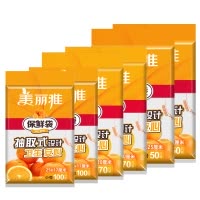 美丽雅 保鲜袋 抽取式一次性PE食品袋 组合装三合一6包装共440只 (新老包装随机)