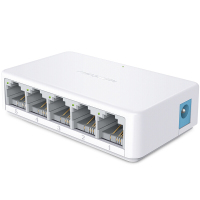 水星(MERCURY) LH 水星S105C 5口百兆交换机 4口网线网络分线器 家用宿舍监控分流器