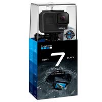 GoPro hero7 black哥普乐 运动相机防水摄像机 三向自拍杆+原装电池+内存卡 TF卡 1200万像