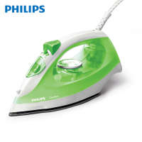 飞利浦(Philips)GC1434/78防干烧不粘底版25g每秒防滴漏机械调温0-200ml水箱自动清理水垢手持电熨斗