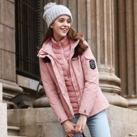 伯希和秋冬户外羽绒内胆冲锋衣 男女三合一防风保暖两件套冲锋衣