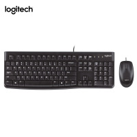 罗技(Logitech) JH 罗技MK120 键鼠套装 鼠标键盘套装 黑色