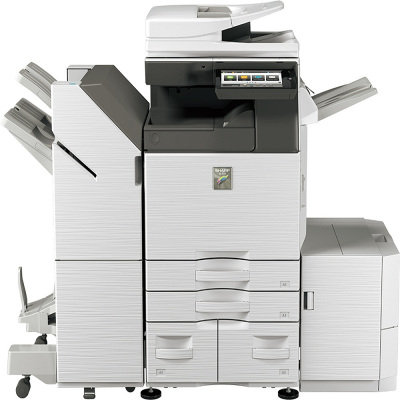 夏普(SHARP) MX-C6081DV彩色复印机 节能 (双面送稿器 一层供纸盒 原装台 夏普管理器 三年保修)