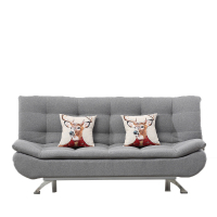 宫灯8023 双人位沙发床布艺沙发可折叠沙发