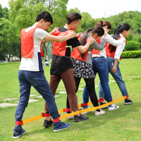 成人有轨电车巨人脚步拓展趣味运动器材