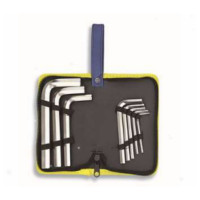 长城 338309 9pcs牛津包镀镍标准内六角扳手 3-17mm