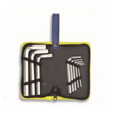 长城 338309 9pcs牛津包镀镍标准内六角扳手 3-17mm