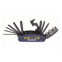 长城 338114 14合1镀铬多功能组合折式内六角扳手