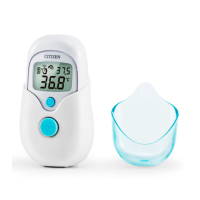 西铁城非接触式红外额式体温计TH30F