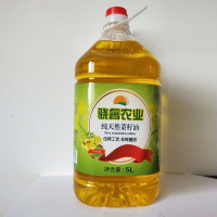 骁睿农业 纯天然菜籽油 5L 黄