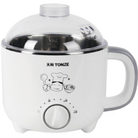 天际(TONZE) DRG-60A电煮锅不锈钢双层多功能电火锅电热锅(XJZS)