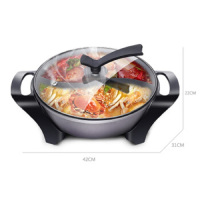 苏泊尔(SUPOR) H30YK803Y-150电火锅鸳鸯火锅5L不粘多用途锅电热锅电煮锅(XJZS)