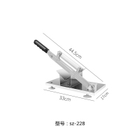 艾炊(AICHUI) 不锈钢手动羊肉切片机商用冻肉切片机sz-228 DT