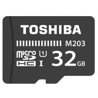东芝(TOSHIBA) 32G M203 系列TF(microSD)存储卡 100M/s Class10高速存储卡