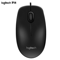 【精选】罗技（Logitech）M90鼠标有线台式机USB笔记本电脑家用办公游戏光电 黑色