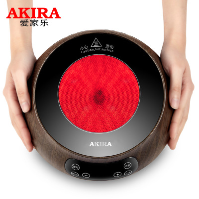 新加坡爱家乐(AKIRA) 电陶炉C6 电磁炉 触控式家用茶炉 功率调节红外光波加热