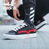 鸿星尔克(ERKE)男子休闲鞋滑板鞋男休闲时尚耐磨防滑板鞋运动鞋51118301245