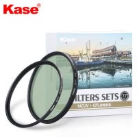 卡色(kase) 105mm 圆形滤镜套装 MC UV镜+CPL偏振镜二代滤镜 高清高透 多层镀膜 防油污镜头滤镜保护镜
