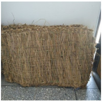 稻草编织袋稻草 防滑草垫草袋稻草袋子 40X60 防滑草垫 60片一捆装