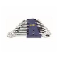 长城 324108 8pcs公制镜抛平板双呆扳手组套 6*7-22*24mm