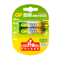 超霸(GP)5号 1300毫安 2个/卡 镍氢 充电电池(计价单位:卡)