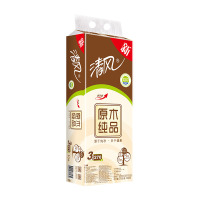 清风 卷纸 清风 卷纸 原木纯品三层270段*10卷卷筒卫生纸巾厕