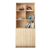 宫灯 A2000 浅胡桃木色 五层书柜 800*240*1800