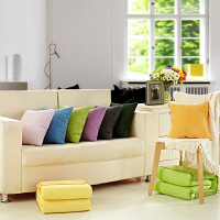 木辛梓紫色毛呢抱枕被