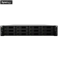 群晖(Synology)RS3618xs NAS网络存储服务器 (含10块10TB企业级硬盘)
