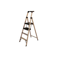 稳耐 家用梯 铝合金人字梯1.6米折叠梯四步梯 234T-3CN