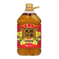 鲁花 食用油 天府川香菜籽油 5L 低芥酸 非转基因 浓香压榨 四川老风味