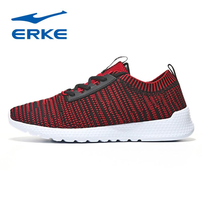 鸿星尔克(ERKE)2018男士运动鞋简约橡胶减震耐磨男款跑步鞋休闲舒适跑鞋男鞋11118114048图片