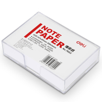 得力(deli)7602 便条纸带盒 147*101mm 带盒 (盒)得力7602