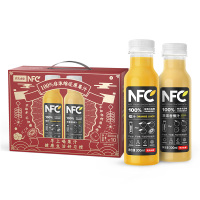 农夫山泉NFC果汁礼盒300ml*10瓶（5瓶橙汁+5瓶苹果香蕉汁）