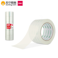 得力(deli) 30325封箱胶带60mm*100y*50um 6卷/筒