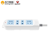 公牛(BULL)101 插座 接线板 4位总控 全长1.8米 单个装