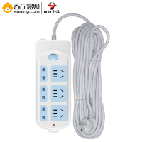 公牛(BULL)609插座 接线板 6位总控 全长10米 单个装