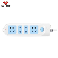 公牛 607插座 接线板 4位总控 全长1.8米单个装