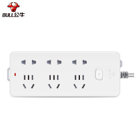 公牛(BULL) 402插座 接线板 6位总控 全长1.8米 单个装