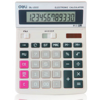 得力(deli)1602桌面型计算器(黑)(个)得力1602
