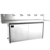 碧涞 高背板 200人用 三桶三级 A系列 饮水台 JN-A-6A60