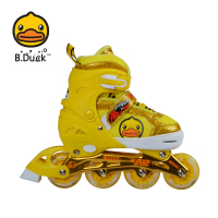 B.DUCK小黄鸭儿童轮滑鞋套装 儿童礼物