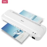 得力deli2132塑封机A4照片塑封机办公家用文件相片过塑机3寸5寸6寸7寸8寸A4通用覆膜机塑封膜机过胶机压膜机热裱